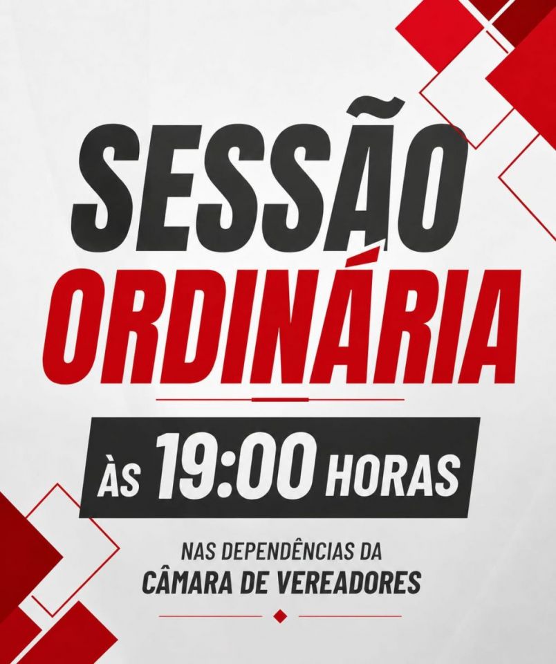 SESSÃO ORDINÁRIA 