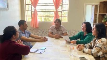 Visita à Escola Municipal Colônia Santo Antônio.