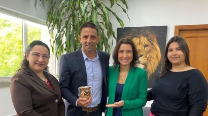 Audiência com a presidente da Câmara Municipal da Capital, Comandante Nádia.